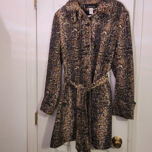 Jones of New York Vintage Snakeskin Pattern Coat, Jacket